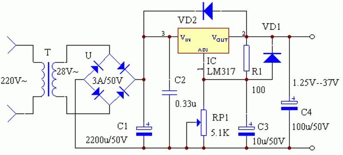 LM317应用电路图
